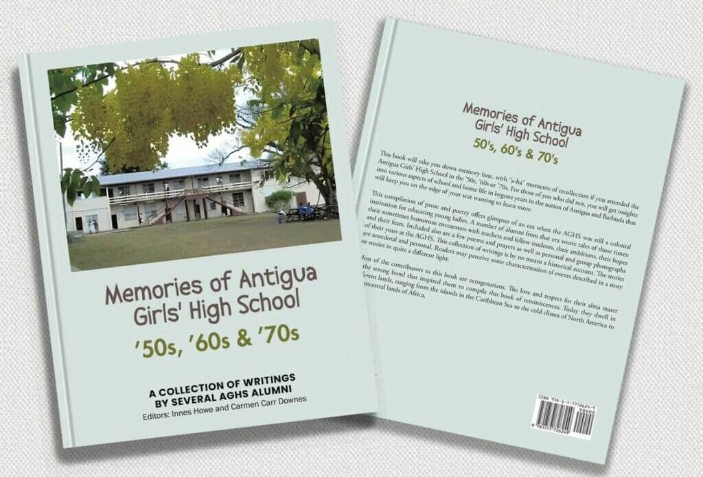 Cover book memories of antigua